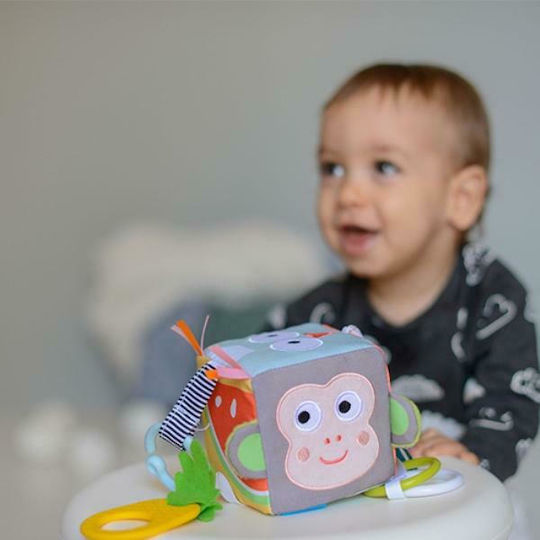 Taf Toys Anhänger Spielzeug für Auto mit Beißring und Spiegel Developmental Cube für 0++ Monate 12185