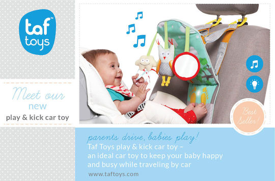 Taf Toys Pendant Toy for Car with Mirror Play & Kick for 0++ Months