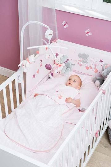 Nattou Mobile for Cot with Music Adele & Valentine for 0++ Months