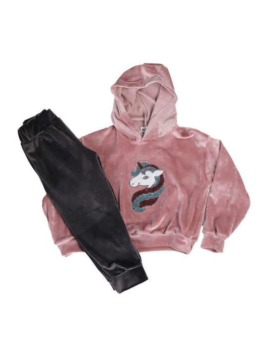 Nek Kids Wear Kinder Set mit Leggings Winter 2Stück Rosa