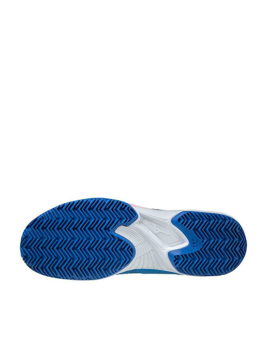 Mizuno Wave Exceed Tour 4 Ανδρικά Παπούτσια Τένις για Χωμάτινα Γήπεδα Μπλε