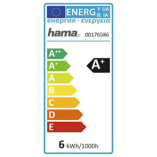 HAMA Smart Λάμπα LED 5.5W για Ντουί E14 Ρυθμιζόμενο Λευκό