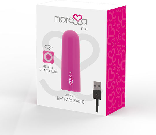 Amoressa Nix Vibrator Geschoss mit Fernbedienung Fernsteuerung Bullet Pink 7.7cm Rosa