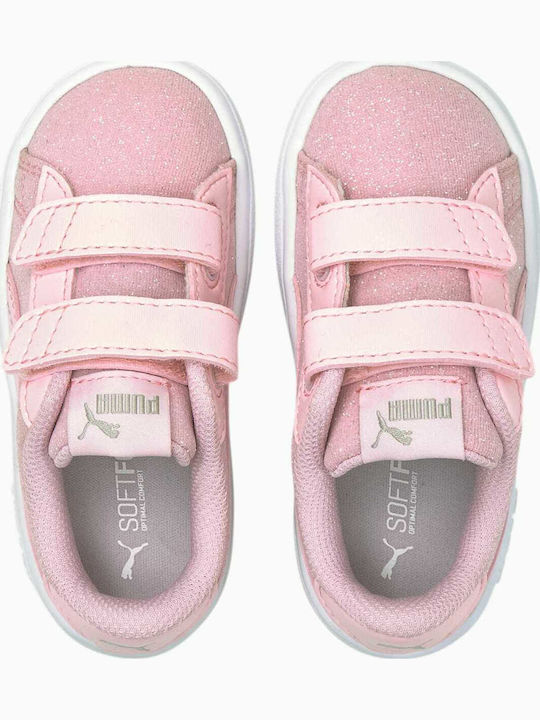 Smash Glitz Glam Παιδικά Sneakers με Σκρατς Ροζ