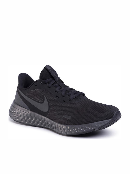 Nike Revolution 5 Ανδρικά Αθλητικά Παπούτσια Running Black / Anthracite