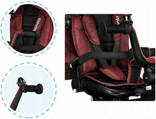 Lionelo Kori Foldable and Convertible for 18 Months Red
