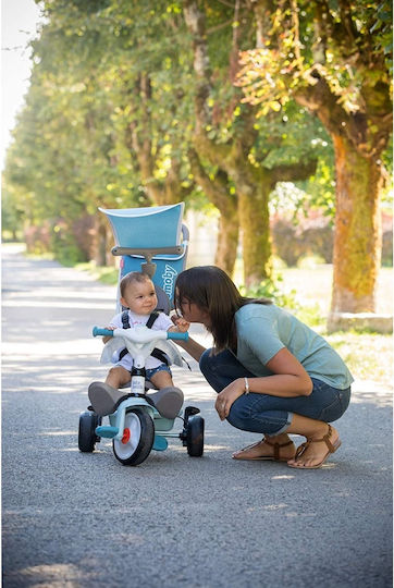 Smoby Baby Balade Plus Convertible with Parental Handle 3 in 1 for 10 Months Blue