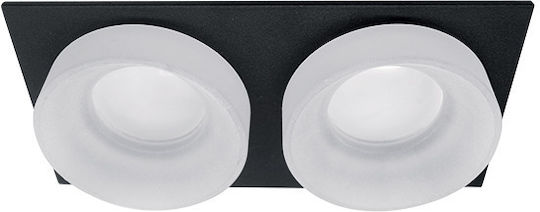 Elmark Sa-045/2 Διπλό Σποτ με Ντουί GU5.3