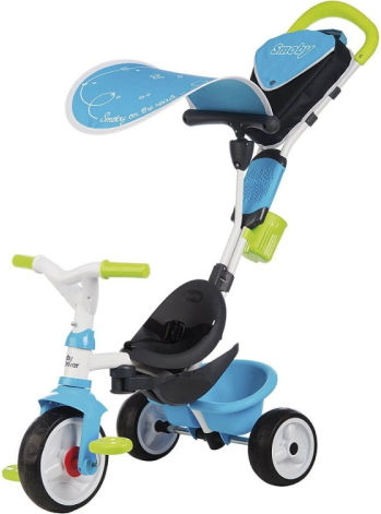 Smoby Baby Driver Comfort Μετατρεπόμενο με Χειρολαβή Γονέα για 10 Μηνών Μπλε