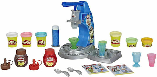 Hasbro Play-Doh Plasticine - Game Kitchen Creations Drizzy Ice Cream for 3+ Years, 6pcs