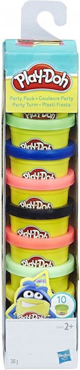 Hasbro Play-Doh 10 Теста За Моделиране Пластелини Play-Doh За 2+ Години Многоцветни E24