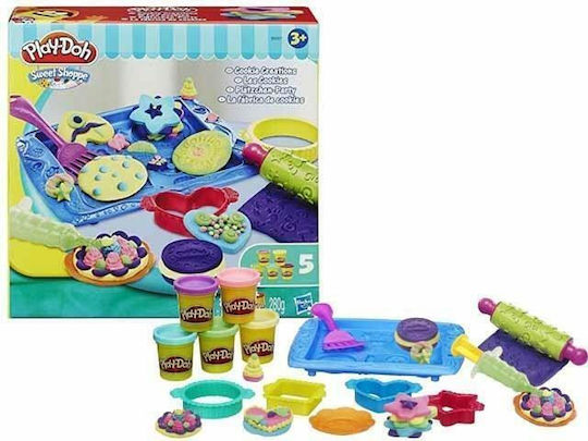 Hasbro Play-Doh Пластелин - Игра Sweet Shoppe Cookie за 3+ Години, 5бр