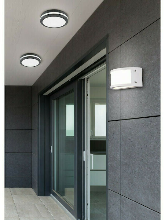 Trio Lighting Rund Draußen LED Panel 12W mit Warmes Weiß Licht 3000K