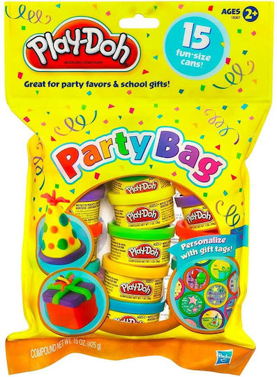 Hasbro Play-Doh 15 Πλαστοζυμαράκια Πλαστελίνης Party Bag για 2+ Ετών Party Bag