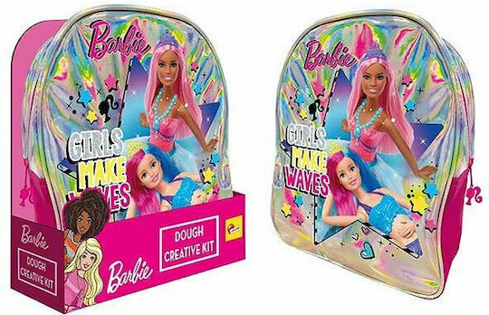 Lisciani Giochi Πλαστελίνη - Παιχνίδι Dough Backpack Creative Kit - Barbie για 4+ Ετών, 14τμχ