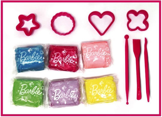 Lisciani Giochi Πλαστελίνη - Παιχνίδι Dough Backpack Creative Kit - Barbie για 4+ Ετών, 14τμχ