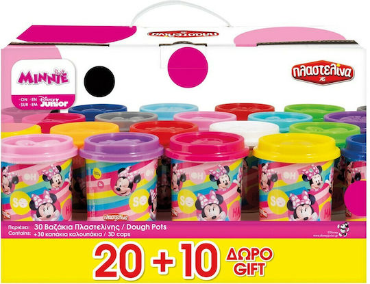 AS 30 Πλαστοζυμαράκια Πλαστελίνης Minnie Mouse για 3+ Ετών