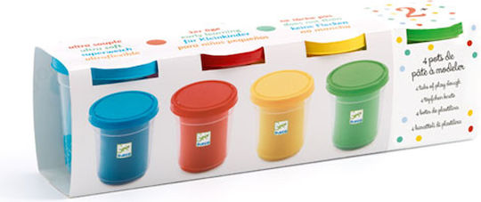 Djeco 4 Aluaturi de Modelare din Plasticină pentru 2+ Ani