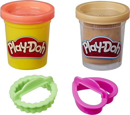 Hasbro Play-Doh Knete - Spiel-Set Compound Cookie Dose Zwei Designs 1 Stück Für Ab 3 Jahren, 2 Stück