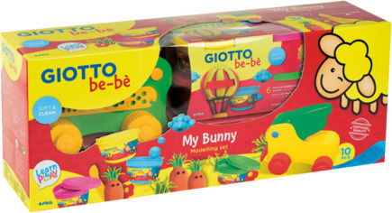 Giotto Plasticine Bebe My Bunny Play Set for 2+ Years 10 Can