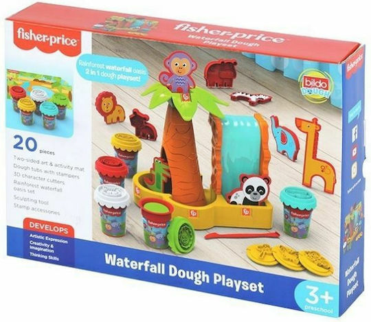 Fisher Price Plasticine - Waterfall Play Set for 3+ Years, 5 Pieces