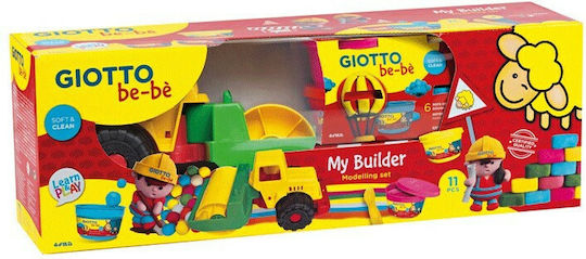 Giotto Πλαστελίνη - Παιχνίδι Bebe My Builder για 2+ Ετών, 11τμχ