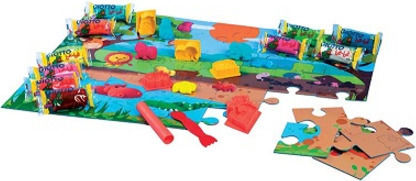 Giotto Knete - Spiel-Set Modell & Puzzle für 2+ Jahre