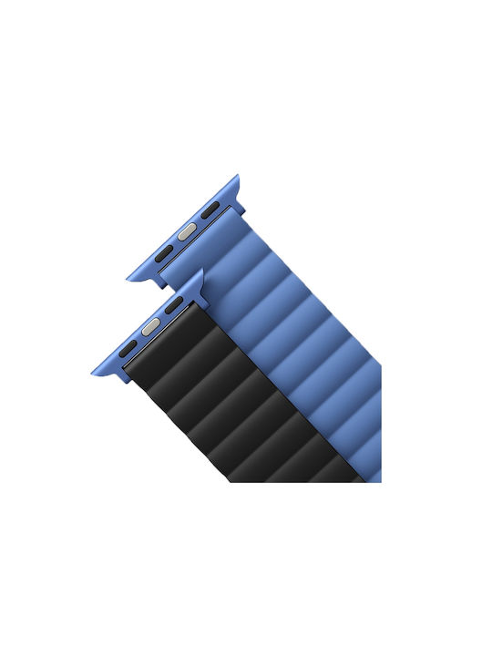 Uniq Revix Reversible Λουράκι Σιλικόνης Blue / Black (Apple Watch 38/40/41mm)