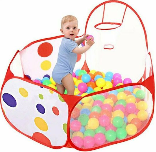 Ball Pit with Basketball Hoop Multicolour for 6+ Months