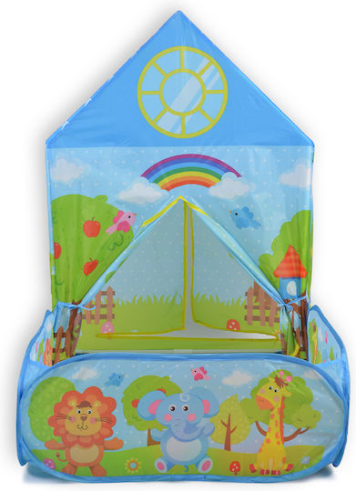 Moni Kids House Play Tent Zoo for 3+ years Multicolour