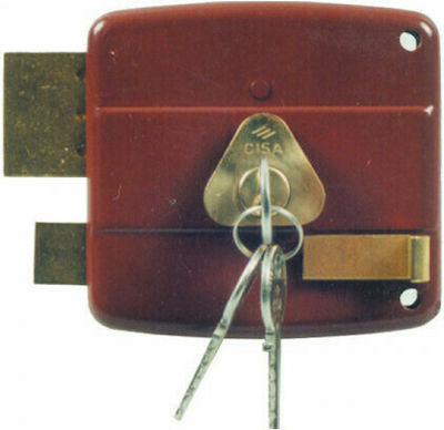 Cisa Boxed Lock in color Red