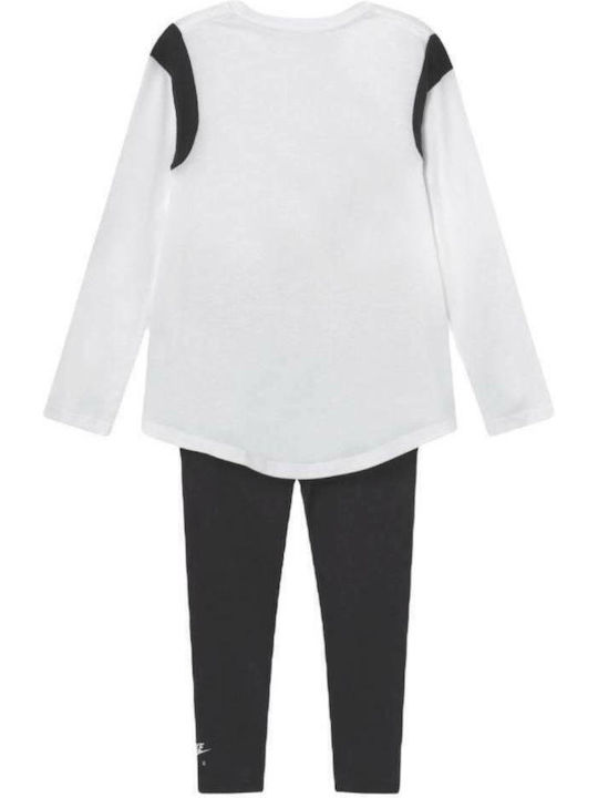 Kids' Set with Leggings Summer 2pcs White