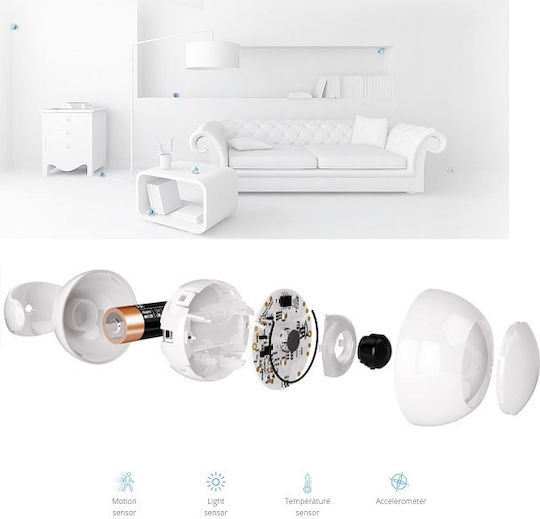 Fibaro PET Kabelloser RF / Z-Wave Bewegungssensoren Reichweite 7m