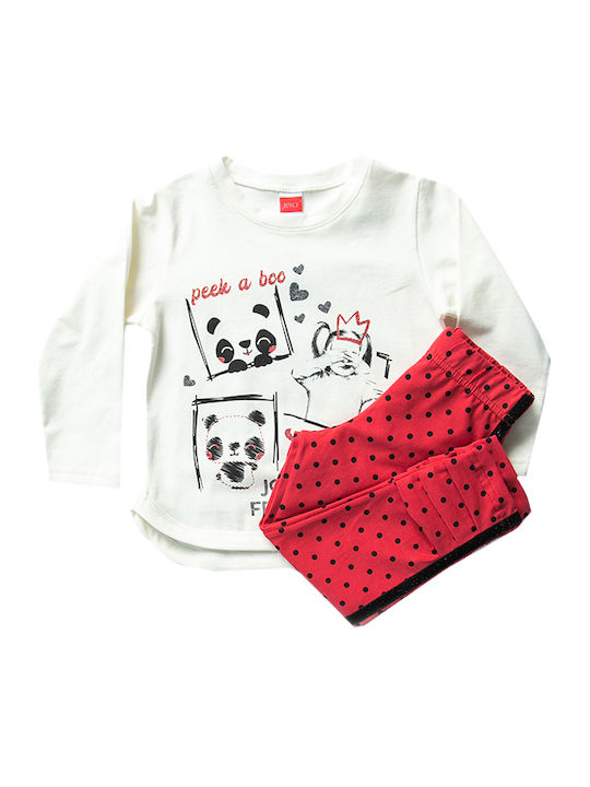 Kids' Set with Leggings Winter 2pcs White