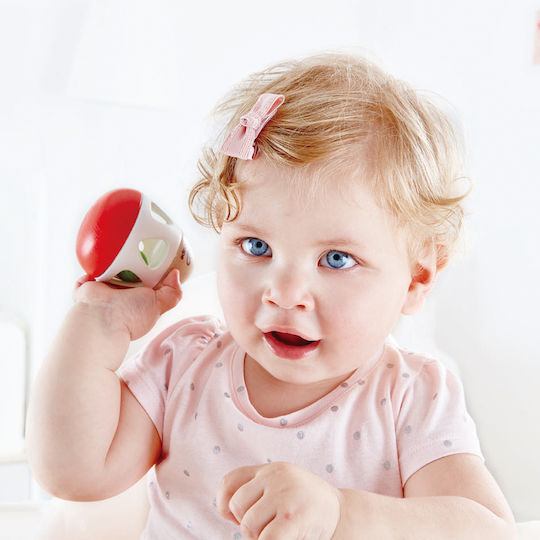 Hape Early Explorer Ξύλινη Κουδουνίστρα για 6+ Μηνών