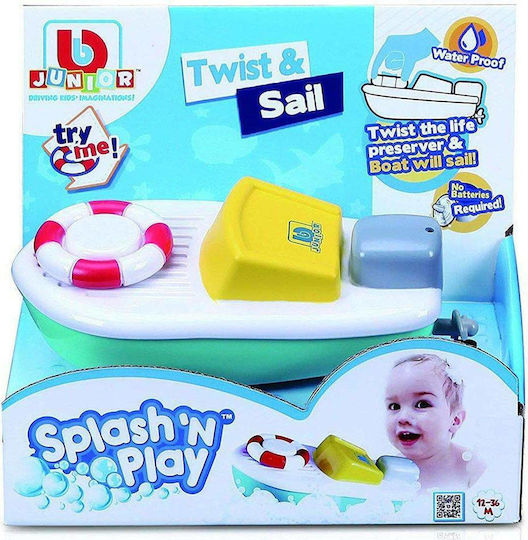 Bburago Junior Splash 'N Play Twist & Sail Bărcuță de baie pentru 12++ luni