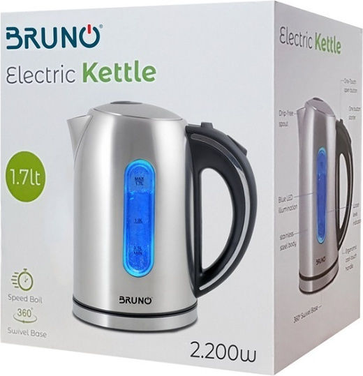 Bruno Reisekessel 1.7Es 2200W Silber
