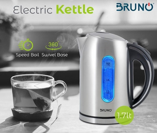 Bruno Reisekessel 1.7Es 2200W Silber