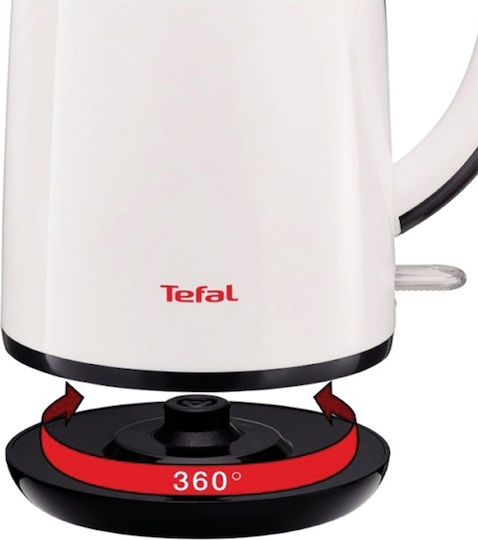 Tefal Safe to Touch Βραστήρας 1.7lt 2150W Λευκός