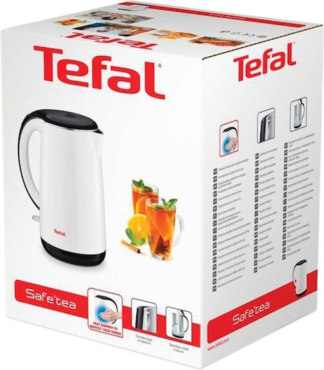 Tefal Safe to Touch Βραστήρας 1.7lt 2150W Λευκός