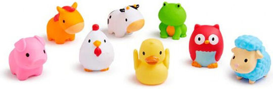 Munchkin Squirtin' Farmyard Friends Water Faces for 9++ Months 8pcs