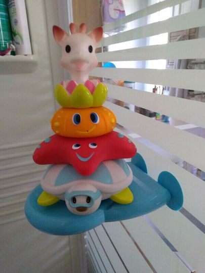 Sophie La Girafe Splash & Surf Pyramid Παιχνίδι Μπάνιου για 10+ Μηνών