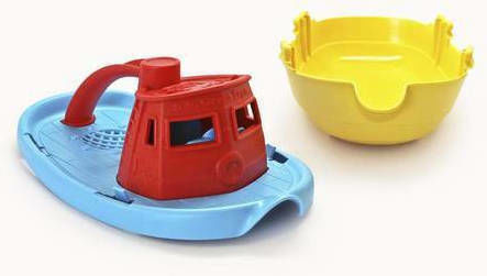Green Toys Βαρκούλα Μπάνιου Κόκκινη για 6+ Μηνών