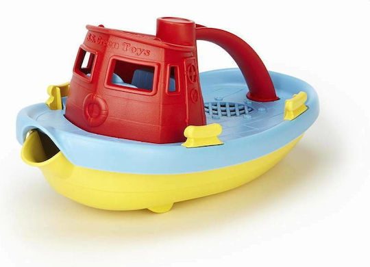 Green Toys Βαρκούλα Μπάνιου Κόκκινη για 6+ Μηνών
