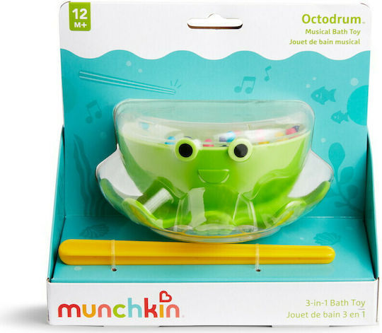Munchkin Octodrum Musical Bath Toy Jucărie de baie pentru 12++ luni