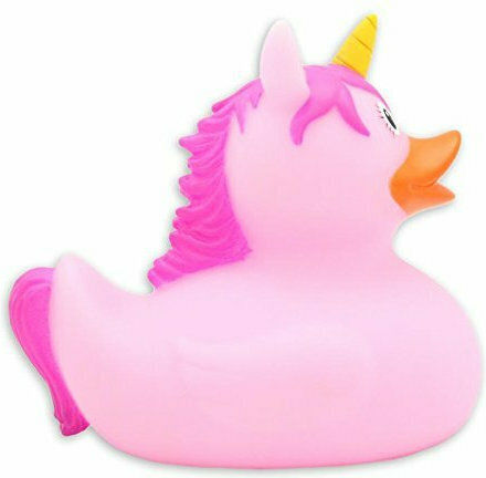 Lilalu Ροζ Μονόκερος Rubber Duck 8.5εκ.