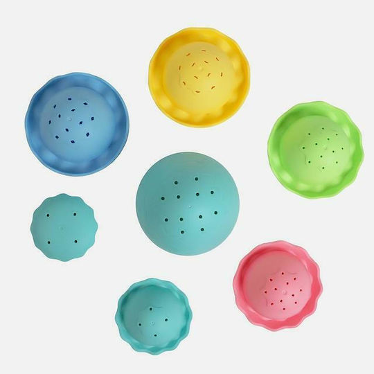 Tiger Tribe Stacking Game Egg Bath Toy for 18++ Months
