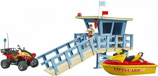 Bruder Life Guard Station with Quad and Personal Water Craft