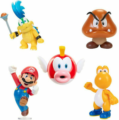 Jakks Pacific Miniature Toy Νintendo Super Mario Wave 29 for 3+ Years 6.5cm. (Various Designs/Assortments of Designs) 1pc