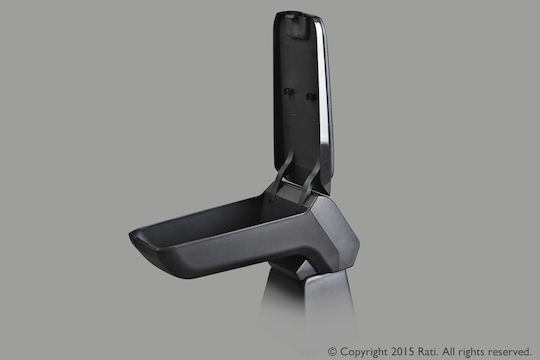 Rati Armster Car PU Armrest for Hyundai Solaris / Verna 2011 Black